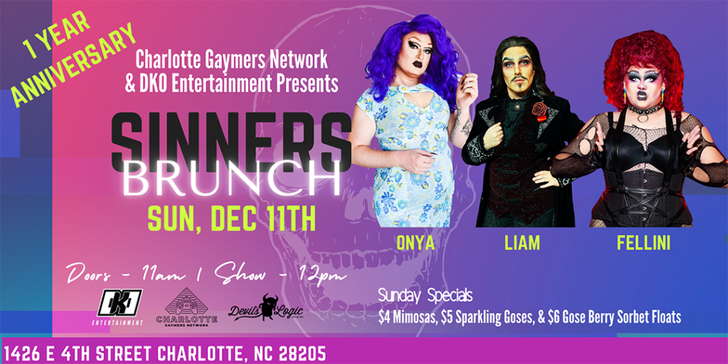 CGN Presents: Sinners Brunch! *ONE YEAR ANNIVERSARY*