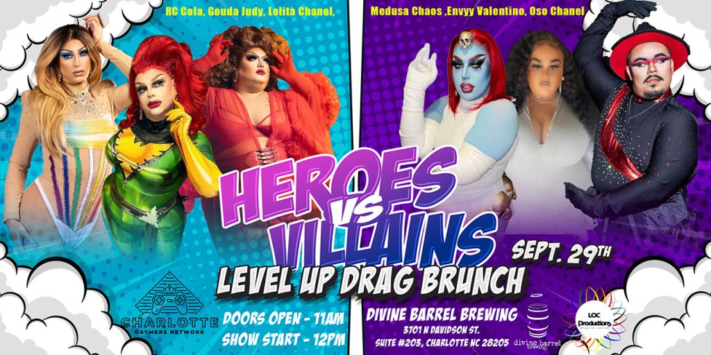 CGN Presents: Level Up Drag Brunch *HEROES VS VILLAINS EDITION!*