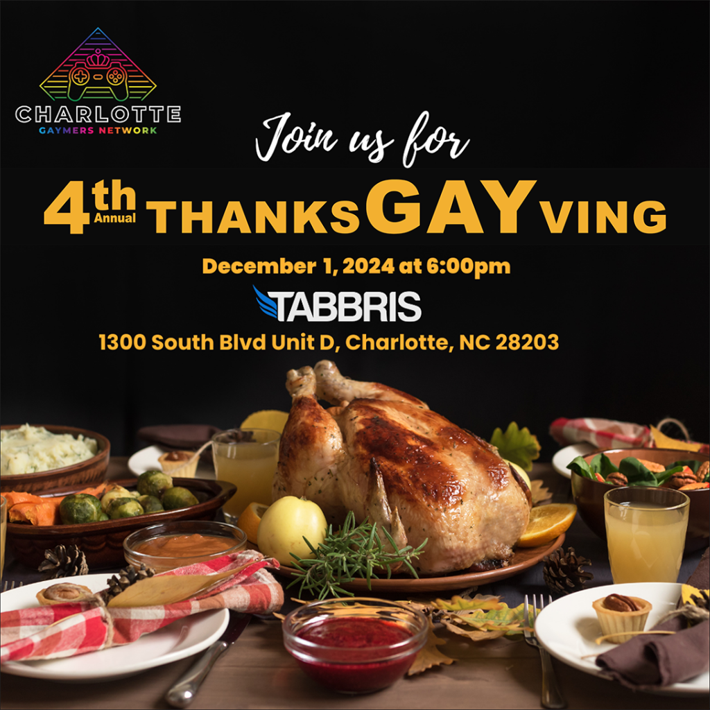 CGN Presents: Forth Annual ThanksGAYving Dinner!